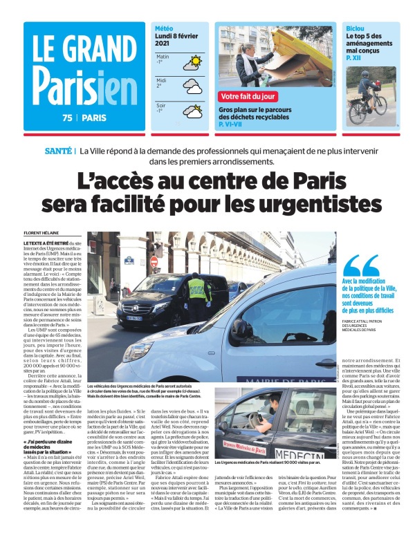 Un Nouveau Cahier Quotidien Pour Le Parisien Image Cb News